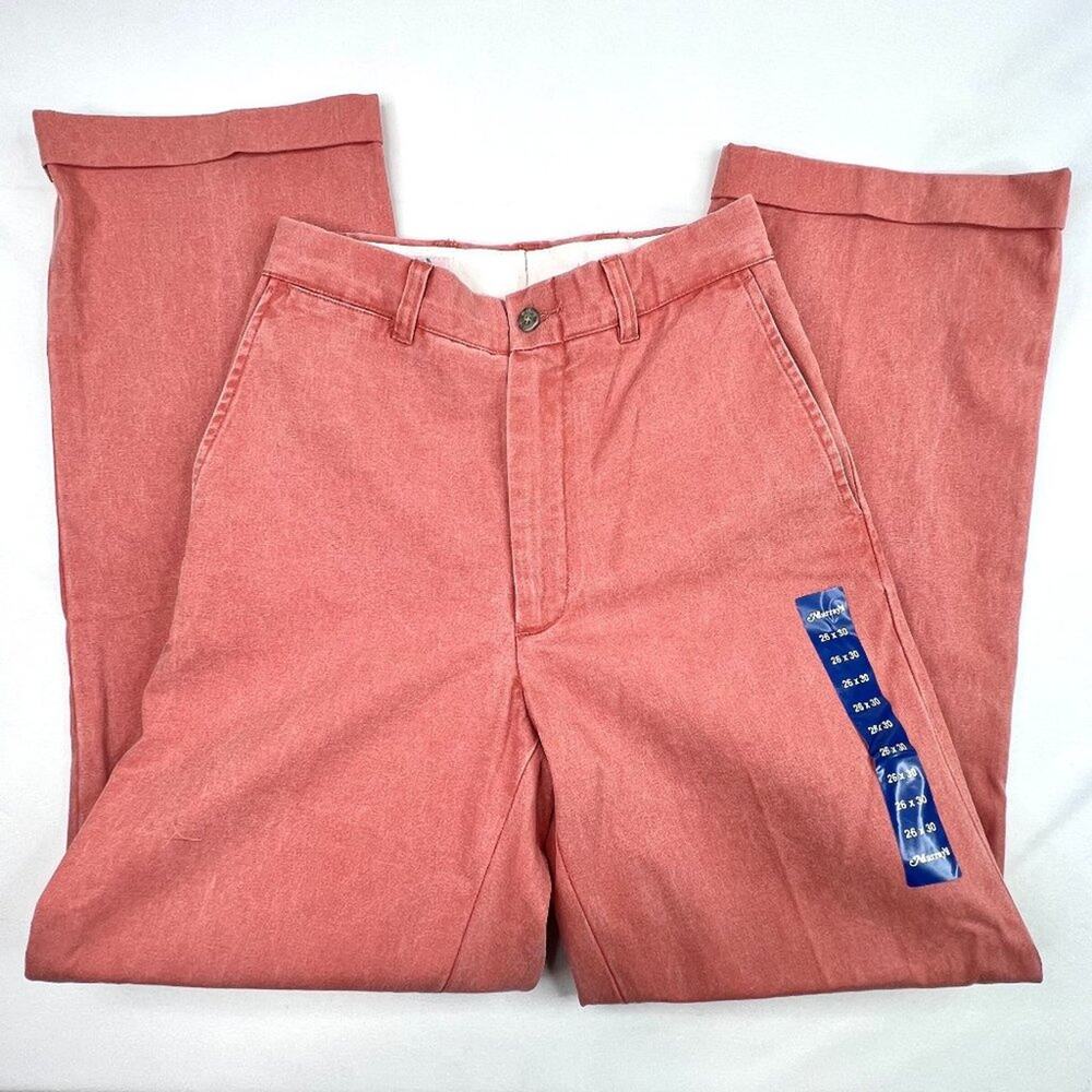 NWT Murray's Toggery Shop Nantucket Reds Collection  Salmon Pants 26x30